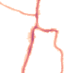 Night-time road noise heatmap for TW7 7DJ