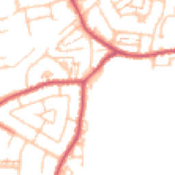 Daytime road noise heatmap for TW7 7EH