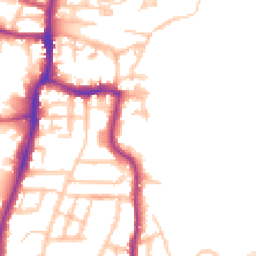 Daytime road noise heatmap for TW7 7EQ