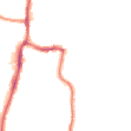 Night-time road noise heatmap for TW7 7FE