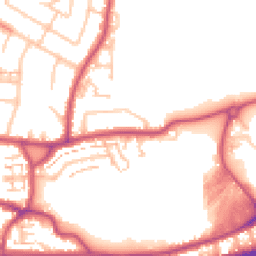 Daytime road noise heatmap for TW7 7LU