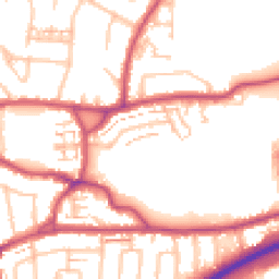Daytime road noise heatmap for TW7 7NY