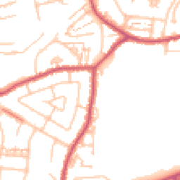 Daytime road noise heatmap for TW7 7PA