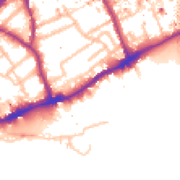 Daytime road noise heatmap for TW8 0AE