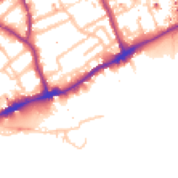Daytime road noise heatmap for TW8 0AG