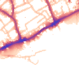 Daytime road noise heatmap for TW8 0AP