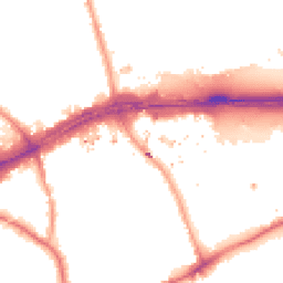 Night-time road noise heatmap for TW8 0AU