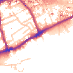 Daytime road noise heatmap for TW8 0BB