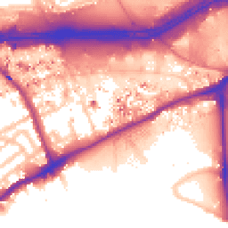 Daytime road noise heatmap for TW8 0BH