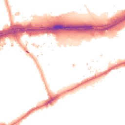 Night-time road noise heatmap for TW8 0BL
