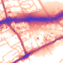 Daytime road noise heatmap for TW8 0BN