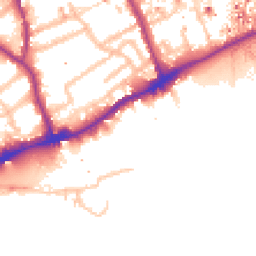 Daytime road noise heatmap for TW8 0BQ