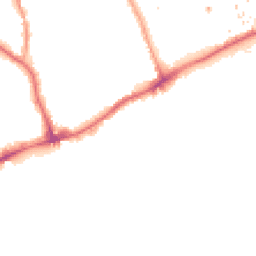 Night-time road noise heatmap for TW8 0BQ