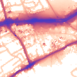 Daytime road noise heatmap for TW8 0BS