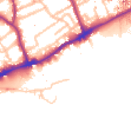 Daytime road noise heatmap for TW8 0BX