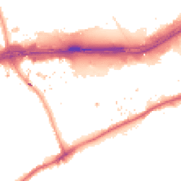 Night-time road noise heatmap for TW8 0DA