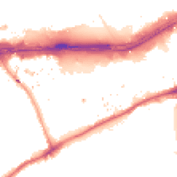 Night-time road noise heatmap for TW8 0DL