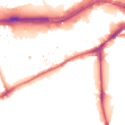Night-time road noise heatmap for TW8 0DU