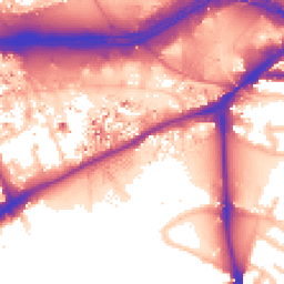 Daytime road noise heatmap for TW8 0DX