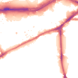 Night-time road noise heatmap for TW8 0DZ