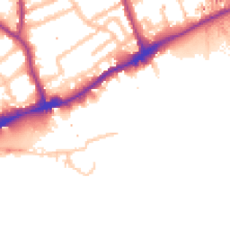 Daytime road noise heatmap for TW8 0EA