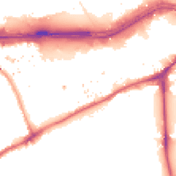 Night-time road noise heatmap for TW8 0FW