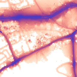 Daytime road noise heatmap for TW8 0FX