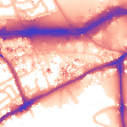 Daytime road noise heatmap for TW8 0FY