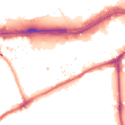 Night-time road noise heatmap for TW8 0FY