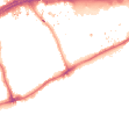 Night-time road noise heatmap for TW8 0JT