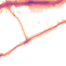 Night-time road noise heatmap for TW8 0JZ