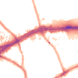 Night-time road noise heatmap for TW8 0LL