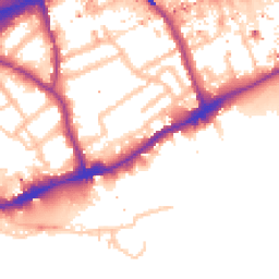 Daytime road noise heatmap for TW8 0ND