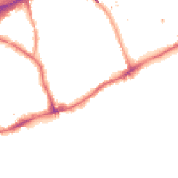 Night-time road noise heatmap for TW8 0ND
