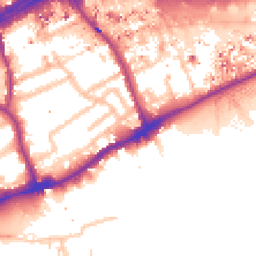 Daytime road noise heatmap for TW8 0NG
