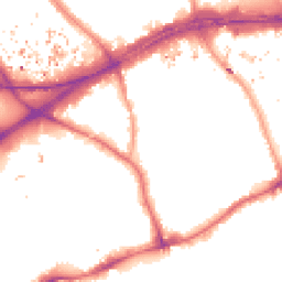 Night-time road noise heatmap for TW8 0PD
