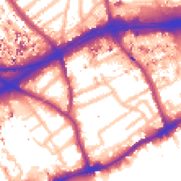 Daytime road noise heatmap for TW8 0QE