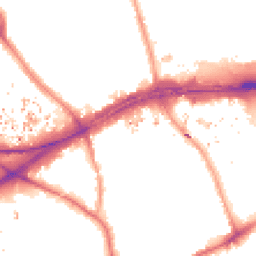 Night-time road noise heatmap for TW8 0QW