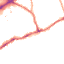 Night-time road noise heatmap for TW8 8AH