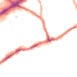 Night-time road noise heatmap for TW8 8BN