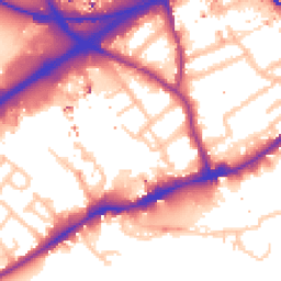 Daytime road noise heatmap for TW8 8BP