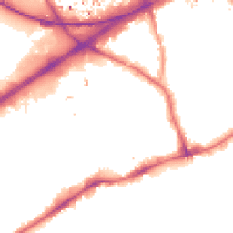 Night-time road noise heatmap for TW8 8BS