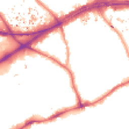 Night-time road noise heatmap for TW8 8DW