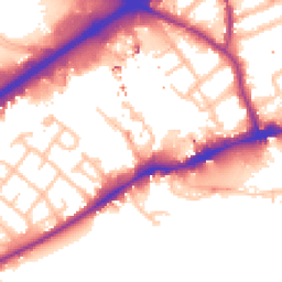 Daytime road noise heatmap for TW8 8FD