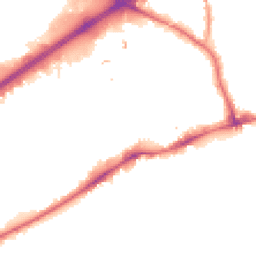 Night-time road noise heatmap for TW8 8FD