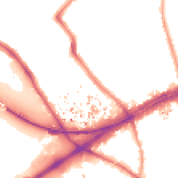 Night-time road noise heatmap for TW8 9GF