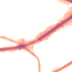 Night-time road noise heatmap for TW8 9GQ