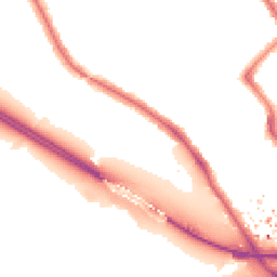 Night-time road noise heatmap for TW8 9LS