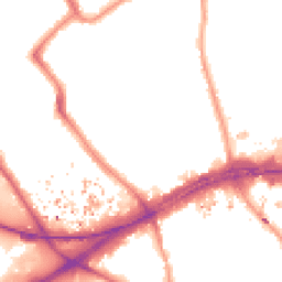 Night-time road noise heatmap for TW8 9NR