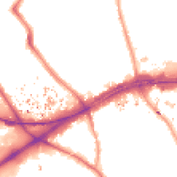 Night-time road noise heatmap for TW8 9NU